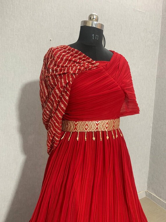 Party wear shop georgette gowns