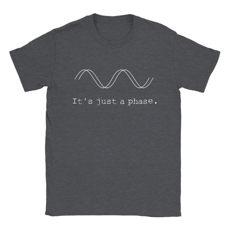 Just A Phase Synthesizer T-shirt Dark Heather