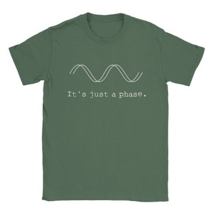 Just A Phase Synthesizer T-shirt Military Green