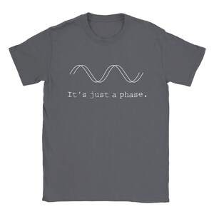 Just A Phase Synthesizer T-shirt Charcoal