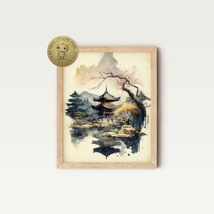 Japanese Landscape Printable Wall Art | JL07