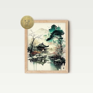 Japanese Landscape Printable Wall Art | JL05
