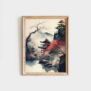 Japanese Landscape Printable Wall Art | JL02