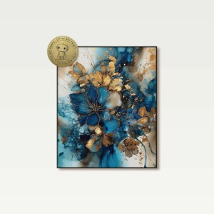 Fluid Wall Art | Abstract Modern Print | Contemporary Wall Art Decor | Printable Digital Download