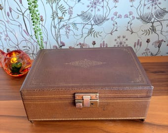 Musical Jewelry Box by Thorens Made in Switzerland Plays “Star Dust”