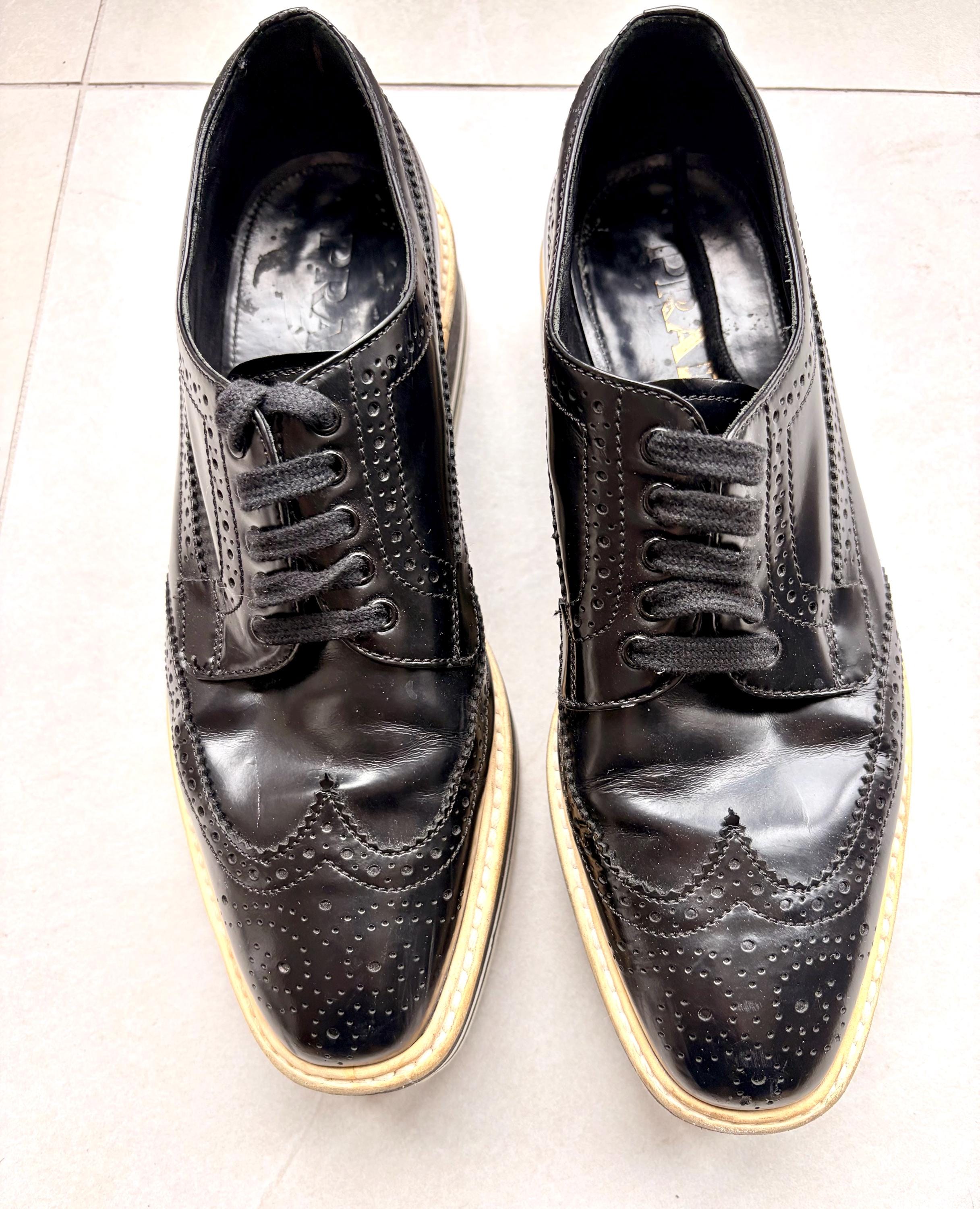 Prada Oxford Wingtip Shoes - Etsy