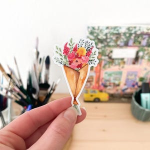 Autocollant vinyle Bouquet de fleurs