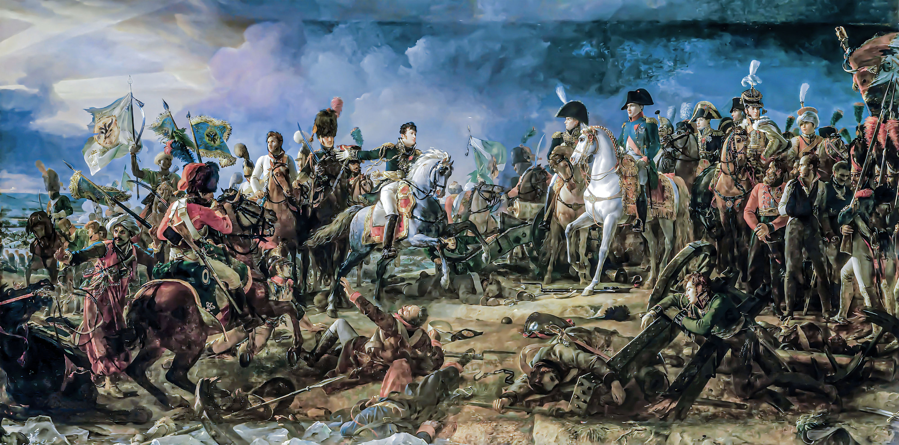 La Bataille D'austerlitz, François Gérard, Improved Artwork 4k Mobile
