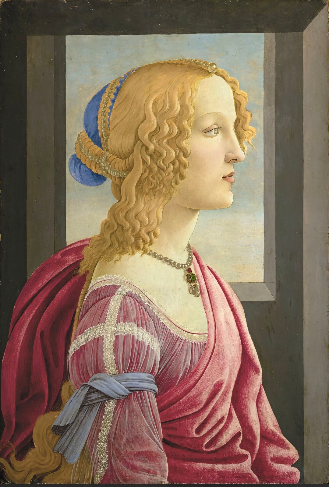 La Bella Simonetta Sandro Botticelli Improved Artwork 4k Mobile ...