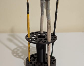 Painters Paint Brush Caddy Holder, 3D printed, useful artist gift. Australia, biodegrades