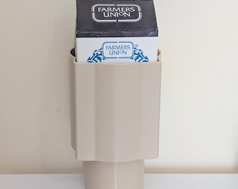 Super handy Milk Carton & Thermos Car Holder, 3D printed in PETG, a useful gift. Australia, recyclable plastic.