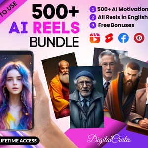 500+ AI Ready To Use Motivational Video Bundle | For Instagram Reels, YouTube Shorts, TikTok Videos