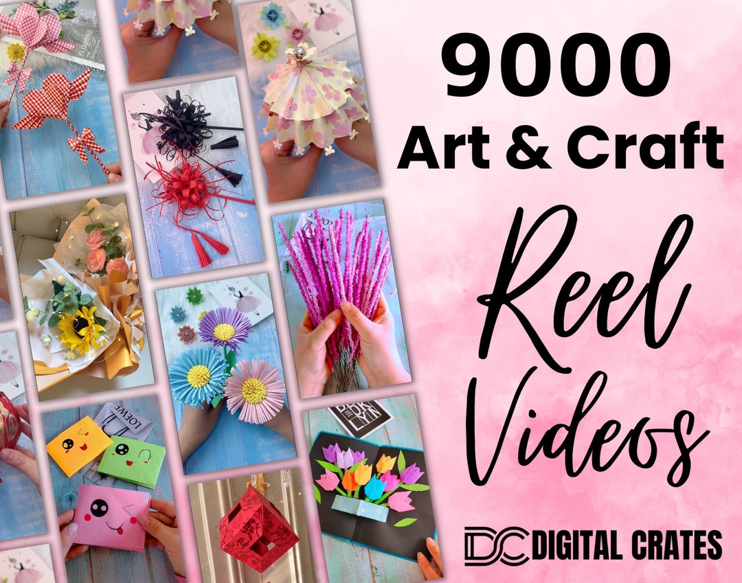 9000 Art & Craft HD Videos for Instagram Reels, Youtube Shorts and ...