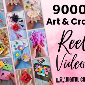 9000 Art & Craft HD Videos For Instagram Reels, YouTube Shorts And TikTok | DIY Art and Craft | Home Decor Videos