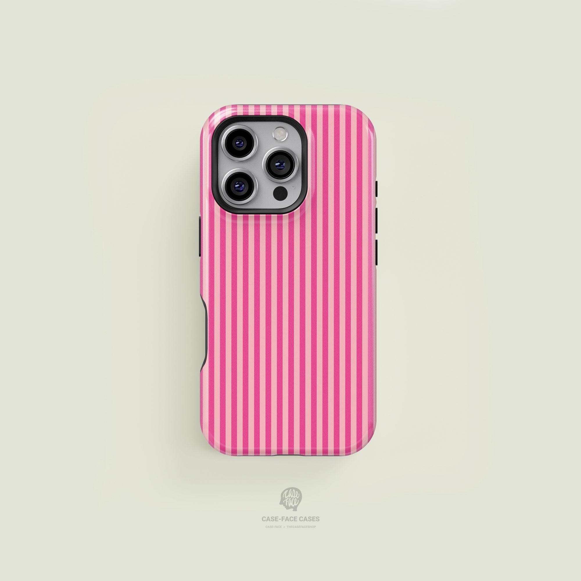 Classic Striped Light Pink & Hot Pink iPhone 17 / 16 / 15 / 14 / 13 Pro Max Phone Case | Magsafe Tough Protection - Etsy Classic Striped Light Pink & Hot Pink iPhone 17 / 16 / 15 / 14 / 13 Pro Max Phone Case | Magsafe Tough Protection - Etsy