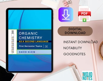 Organic Chemistry Workbook: First Semester Study Guide (PDF)