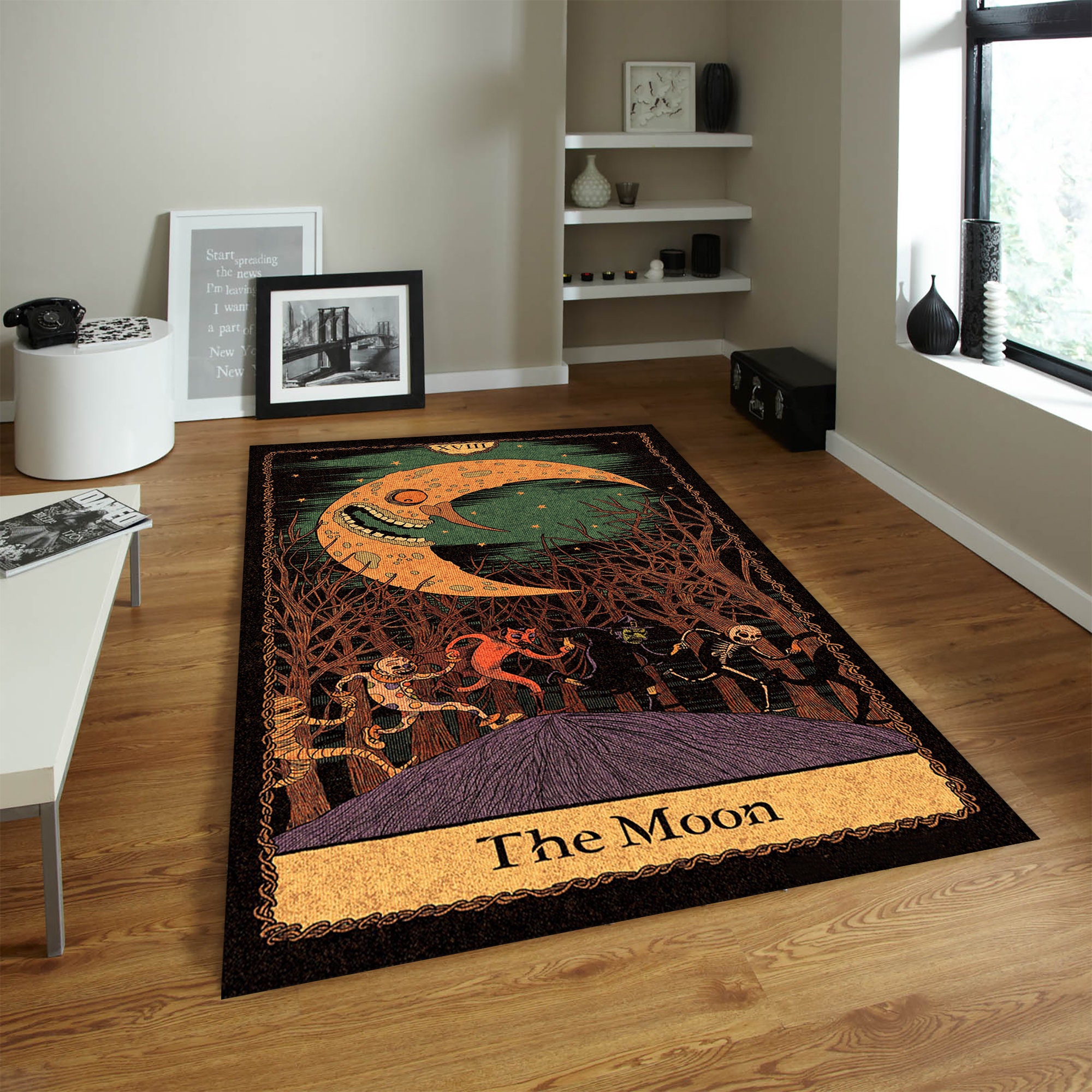 Spider Rugs for Entryway Bedroom Living Room, Halloween Scary 2x3 Rug,  Washable Non-Slip Soft Low Pile Area Rug, Dorm Dining Room Nursery Carpet