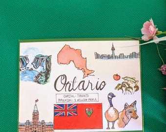ONTARIO POSTCARDS | Artist-Made | Local Landmarks & Nature | Postcrossing | Keep in touch | Glossy Finish | Modern print | Premium Quality