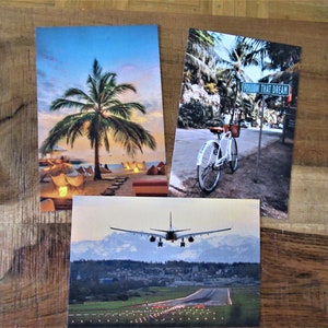 Cartes postales en lin haut de gamme | Lot de 3 cartes postales | 4x6 | Fièrement Canadien | Post-croisement | Correspondance | Salutations du Canada | Courrier postal