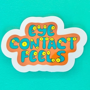 ADHD sticker, grappige autisme sticker, diversiteit sticker, acceptatie van autisme, neurodivergerend, ADHD trots, autisme trots, neurodiverse sticker