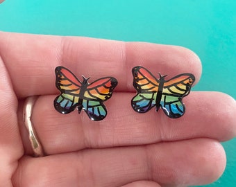 ADHD butterfly jewelry, adhd earrings, adhd jewelry, adhd pride, adhd and proud, adhd art, Neurodivergent accessories, Neurodiverse pride