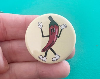 Neurospicy Pin, Retro Mental Health Pin, ADHD Pride