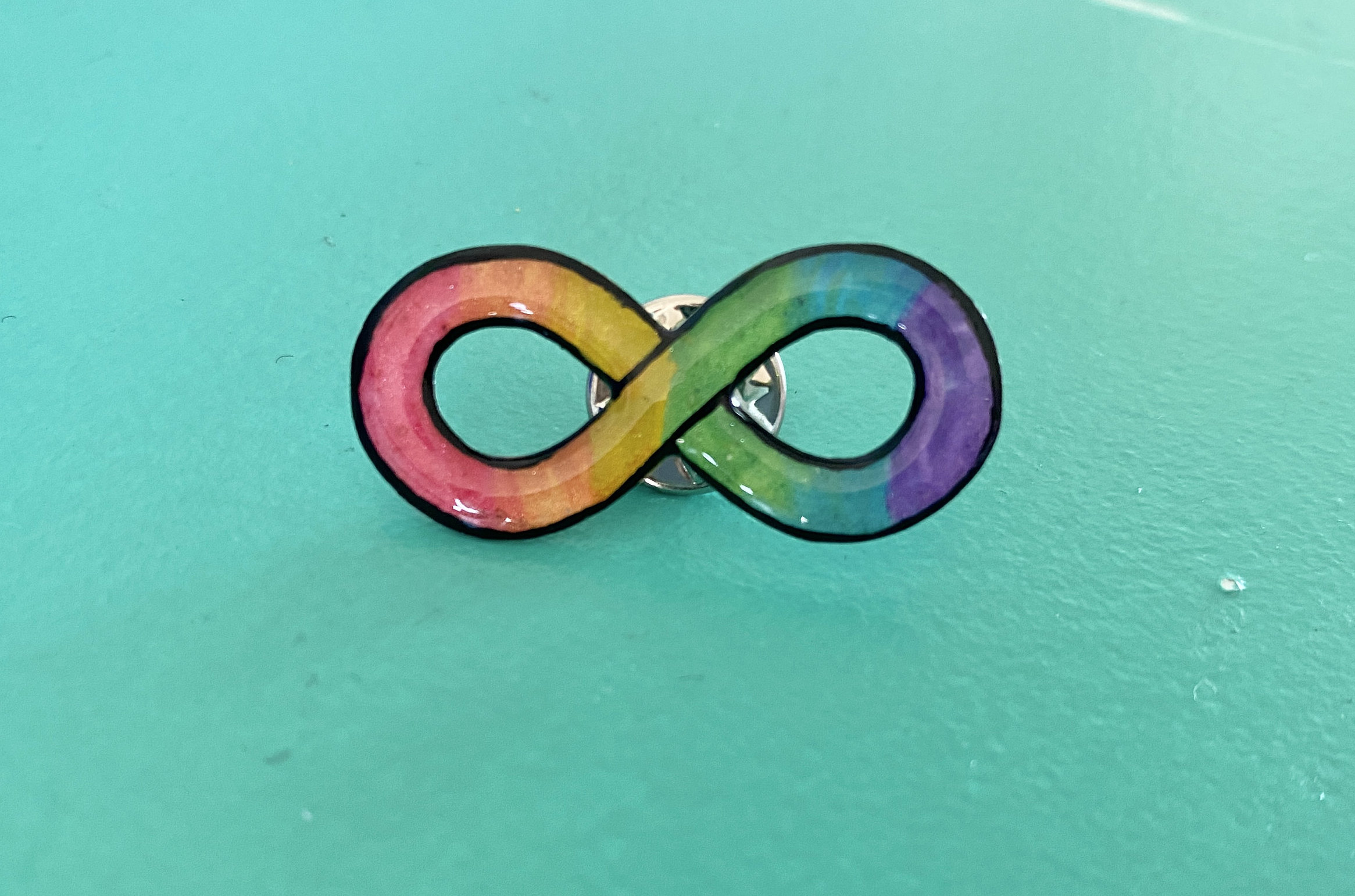 Infiny Pin Rainbow Infinity Neurodiversity Pin, Autism Acceptance - Etsy