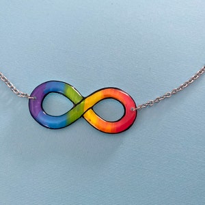 Autism necklace, ADHD necklace, Infinity Autism symbol, Autism jewelry for women, ADHD jewelry, Neurodivergent accessories, Autistic pride