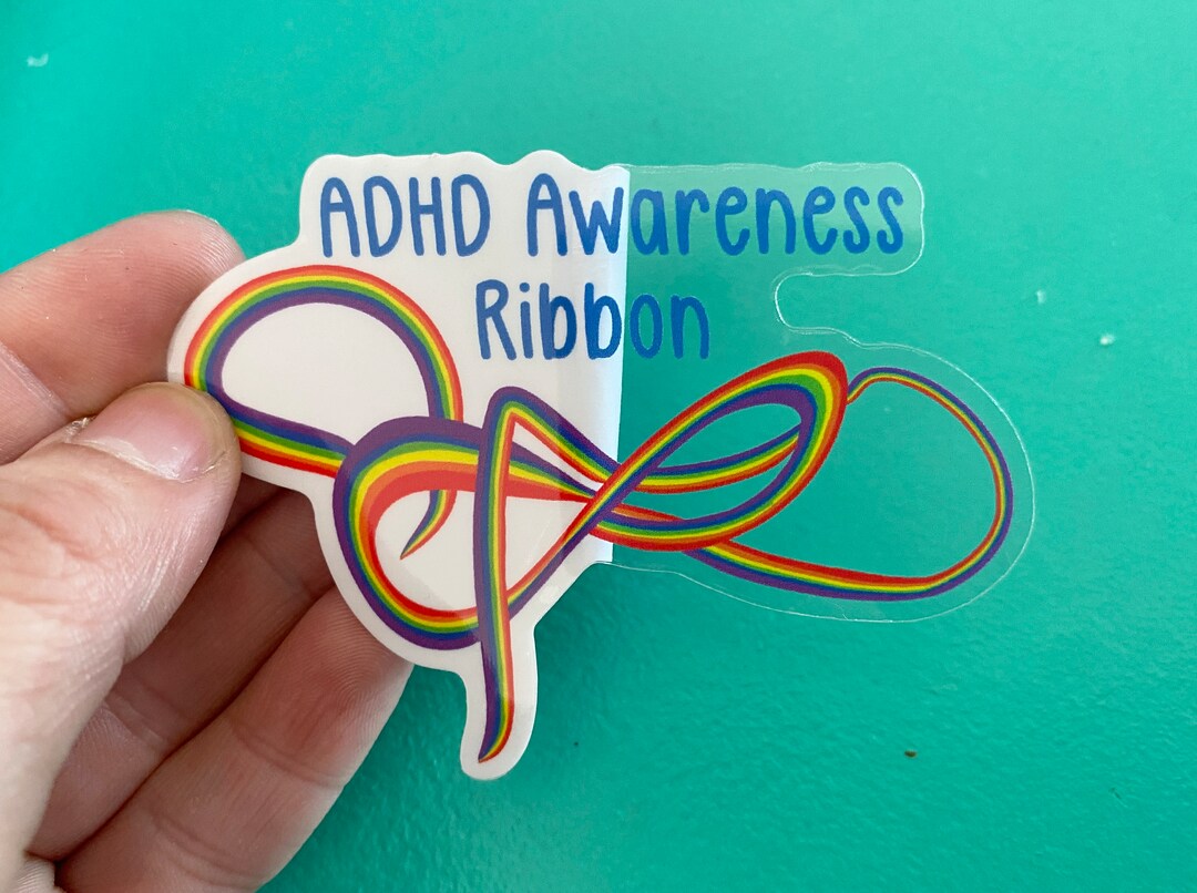 ADHD Sticker Funny, Neurodiversity Sticker, Neurodivergent Sticker ...