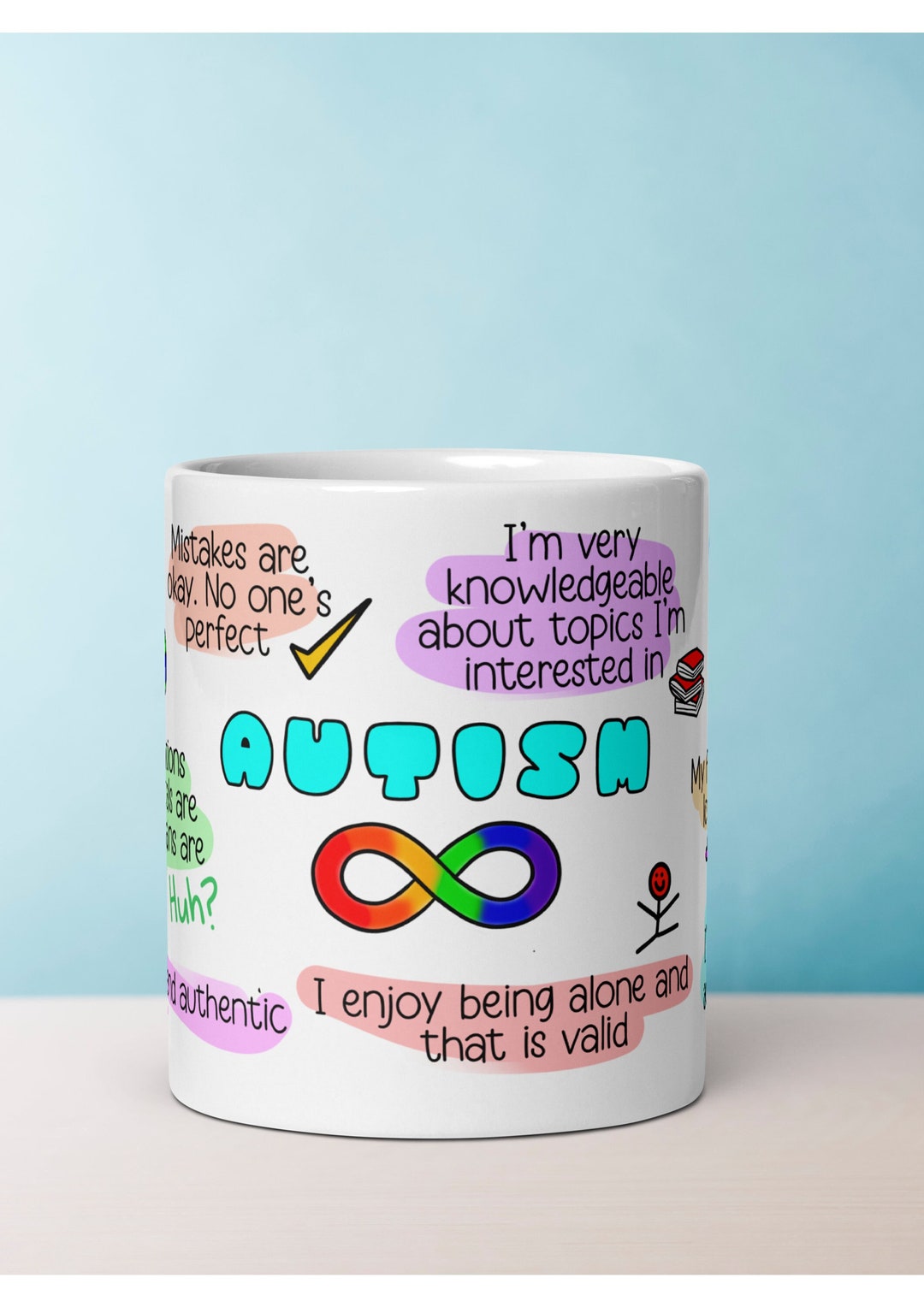 Autism Mug, Custom Affirmation Mug, Autism Pride, Autism Cup, Autistic