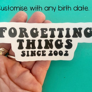Personalized ADHD Humor Sticker, Neurodiversity Gift