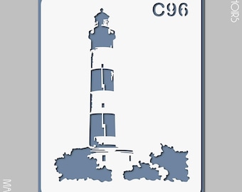 Pochoir phare Breton : Ref C096 disponible en plusieurs dimensions