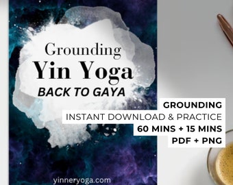 Grounding Yin Yoga Sequence Back to Gaya Yoga Class Plan PDF Yoga Printable Routine for Beginners and Teachers Yin Yoga Lesson Plan