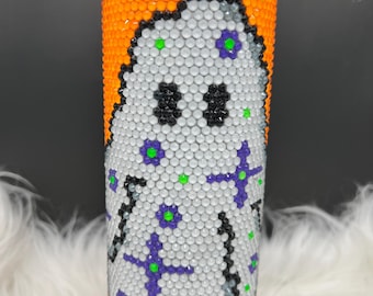 Rhinestone Ghost Tumbler – 20 oz Halloween Bling Cup | Bling Cup | 1045