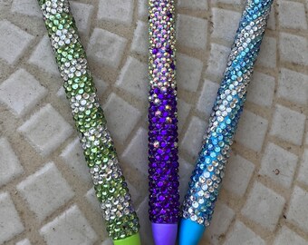 Custom Handmade Rhinestone Ink Joy Pens. Many colors and designs to choose from.
