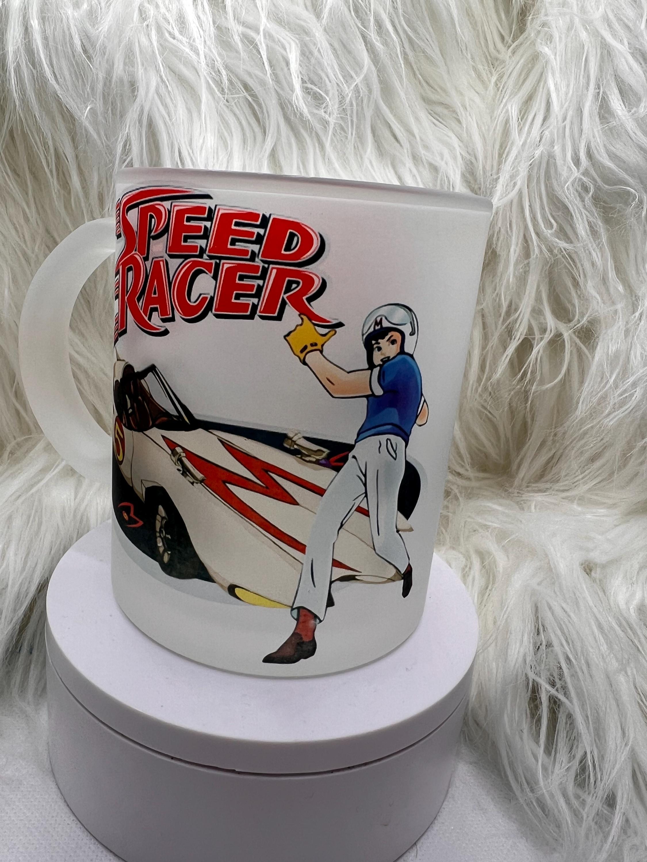 Speed Racer Mach 5 1967-1968 Cartoon | 15 Oz Frosted Glass Mug - Etsy