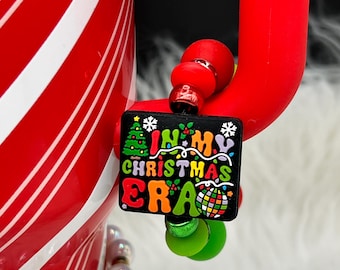 Dije de la Copa Stanley, Regalos divertidos, Accesorios para la Copa Stanley, Dijes para asas de vaso, Dije de pajita, Dije navideño