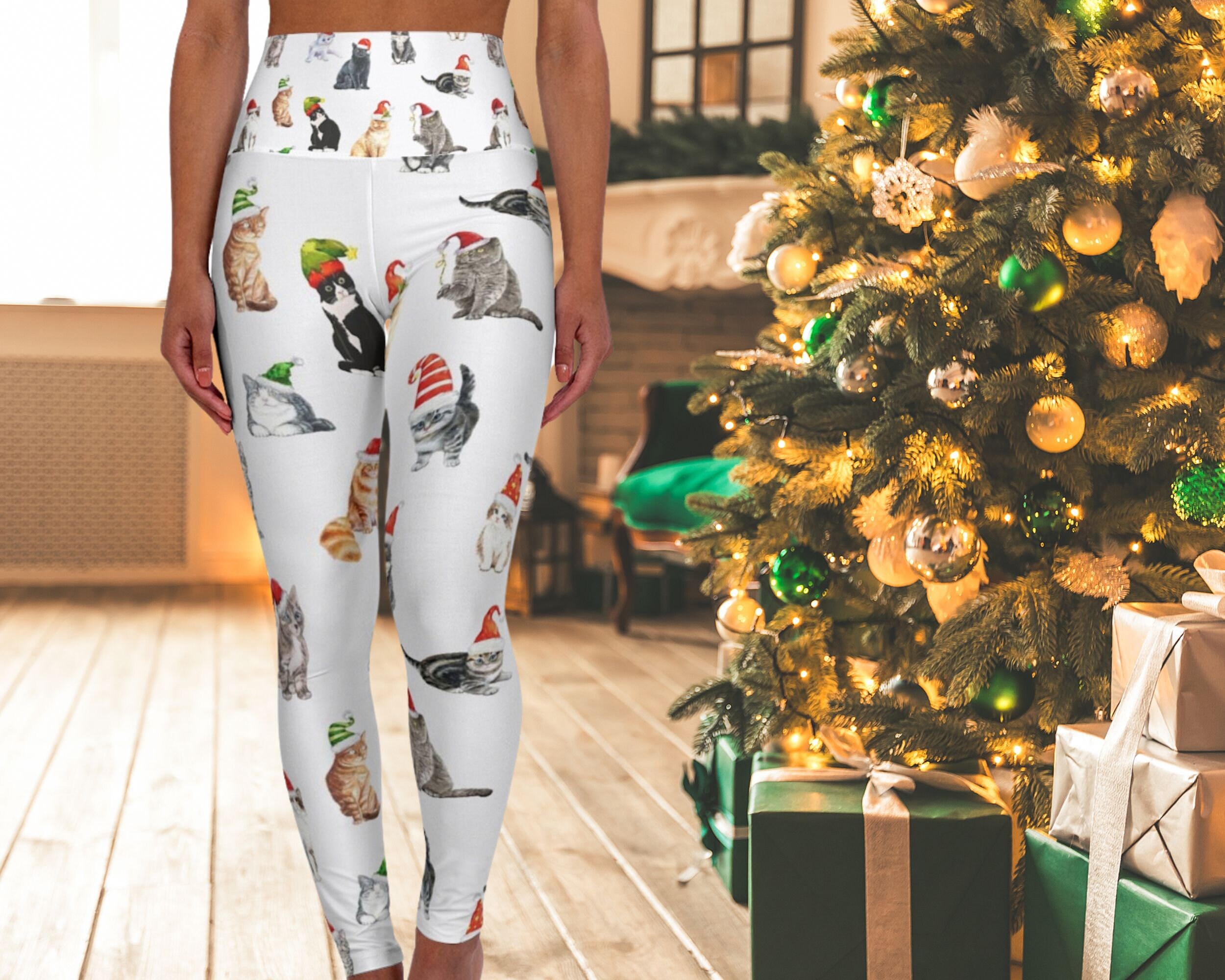 thumbnail interactive-video image 1 of Dndkilg Girls Leggings Christmas Plaid Tummy Control Holiday Workout Womens Rain Pants Funny High Waisted Elastic Tight Women S Winter Red 3xl 1 of 14