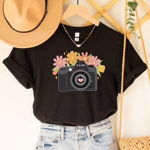 Camera T Shirt, Photography Shirt, Hobby T-shirt, Photographer Gift, Camera Love Tee, Photography T-Shirt, Camera Shirt