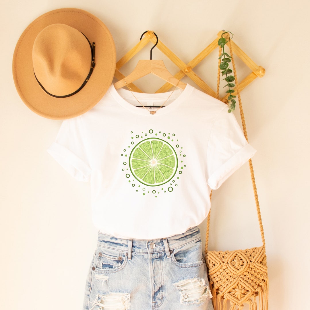 Lime Tshirt, Lime Graphic Tee, Cute Graphic Shirt, Cute Graphic T
