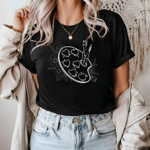 Painter Tee, Graphic tee, Artist Tee, Artist T Shirt, Painter T-shirt, Artist T-shirt,  Art Lover Shirt, Artist Gift