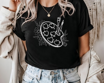 Painter Tee, Graphic tee, Artist Tee, Artist T Shirt, Painter T-shirt, Artist T-shirt,  Art Lover Shirt, Artist Gift