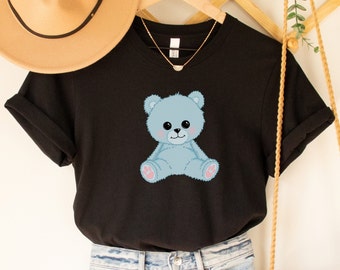 Teddy Bear Graphic T-Shirt, Bear T Shirt