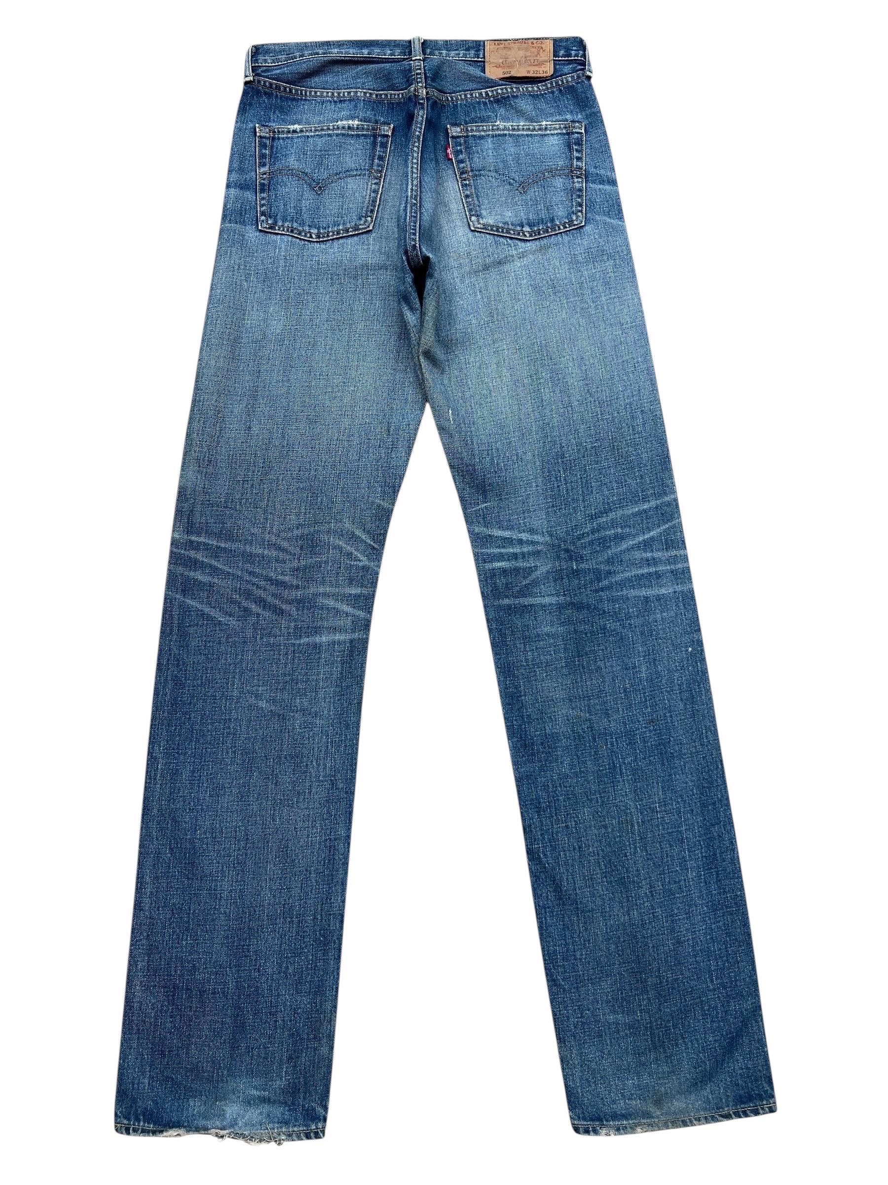 Vintage 90s Levi's 502 Big E Selvedge Denim Jeans Levis 503