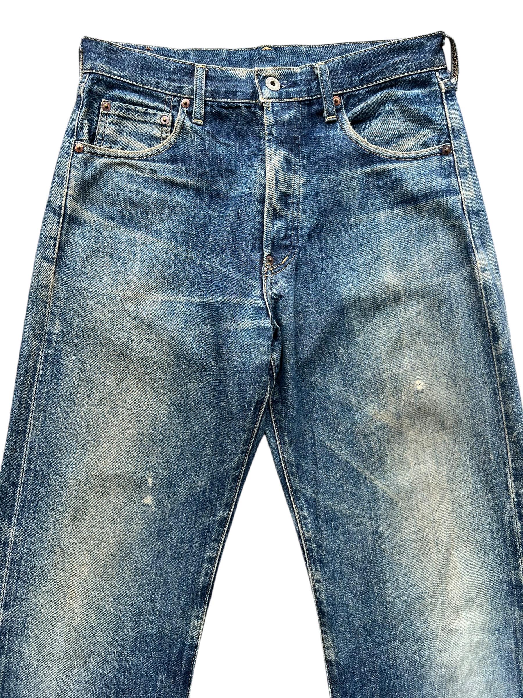 Vintage 90s Levi's 702xx Selvedge Buckle Back Denim Jeans Levis