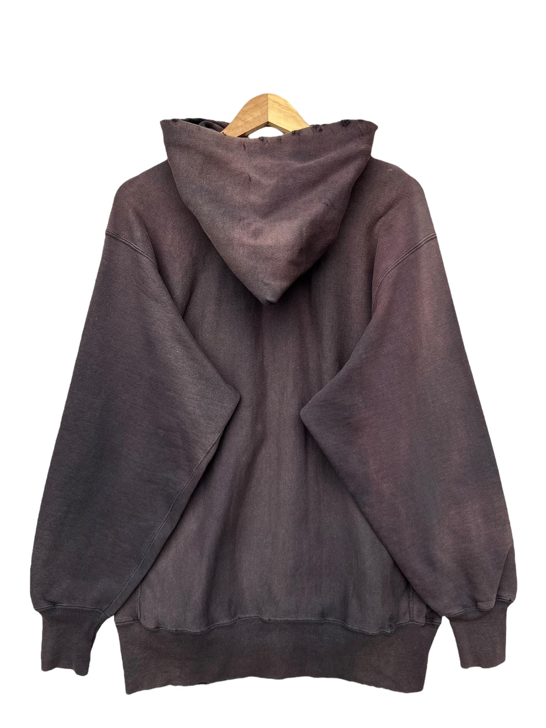 Vintage 90s Champion Reverse Weave Distressed Hoodie Vintage Vintage 90s Champion Reverse Weave Distressed Hoodie Vintage