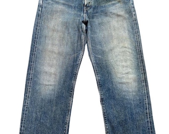 Vintage Edwin 505Z Japan Selvedge Denim Jeans Edwin Distressed Selvedge Jeans Edwin Mudwash Jeans Edwin Selvedge Wide Denim Jeans 29x30 W29