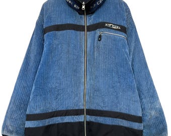 Vintage 90s Ripcurl Australia Jacket Ripcurl Corduroy Jacket Ripcurl Reversible Jacket Ripcurl Embroidered Logo Jacket Surf Jacket Size XL