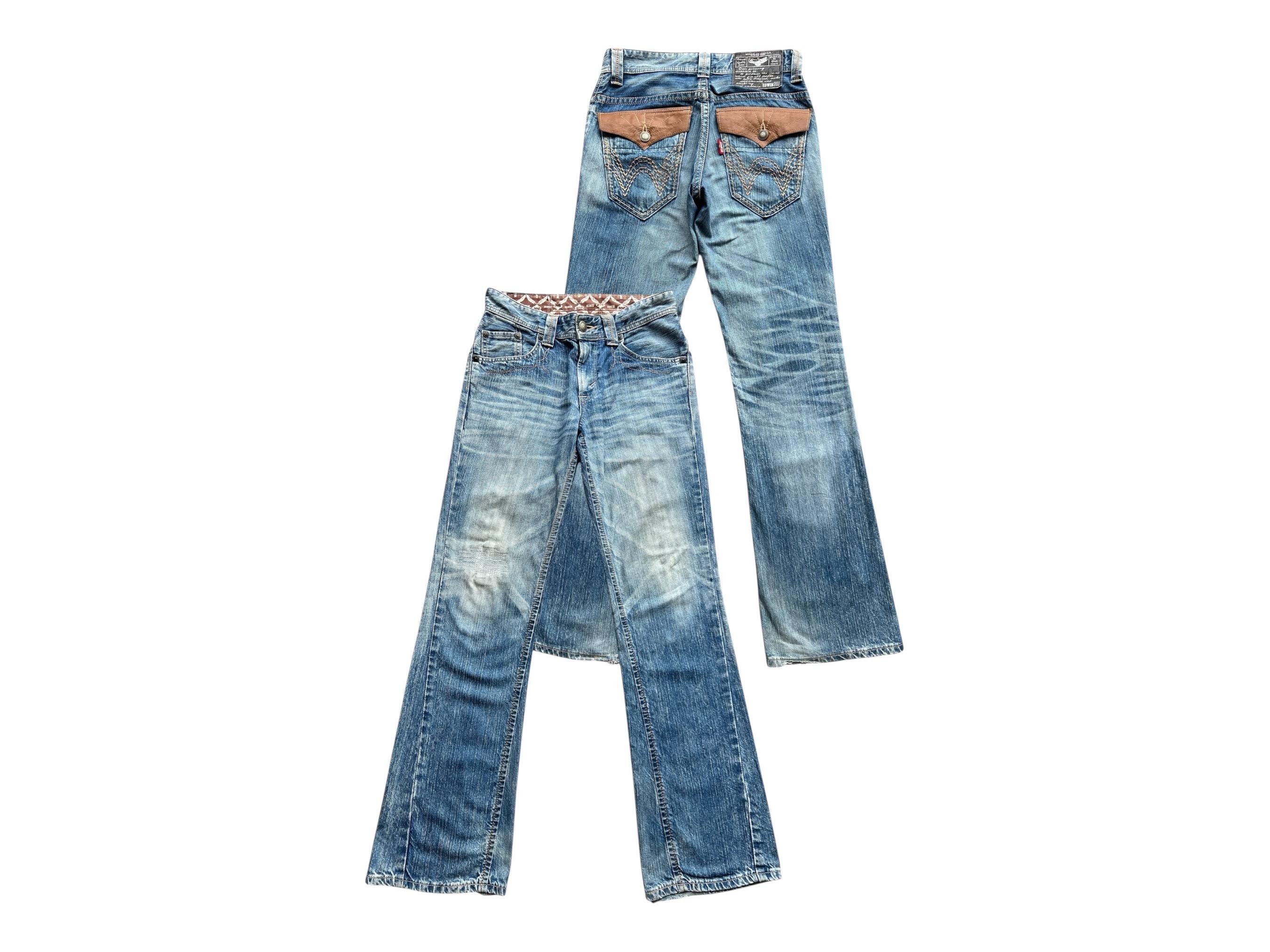 Vintage Edwin Exclusive XV Japan Flare Denim Jeans Edwin