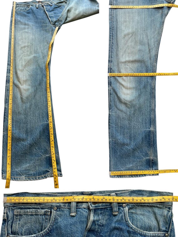 W34 Vintage 90s Lee Rider Selvedge Denim Jeans Lee Rider Japan